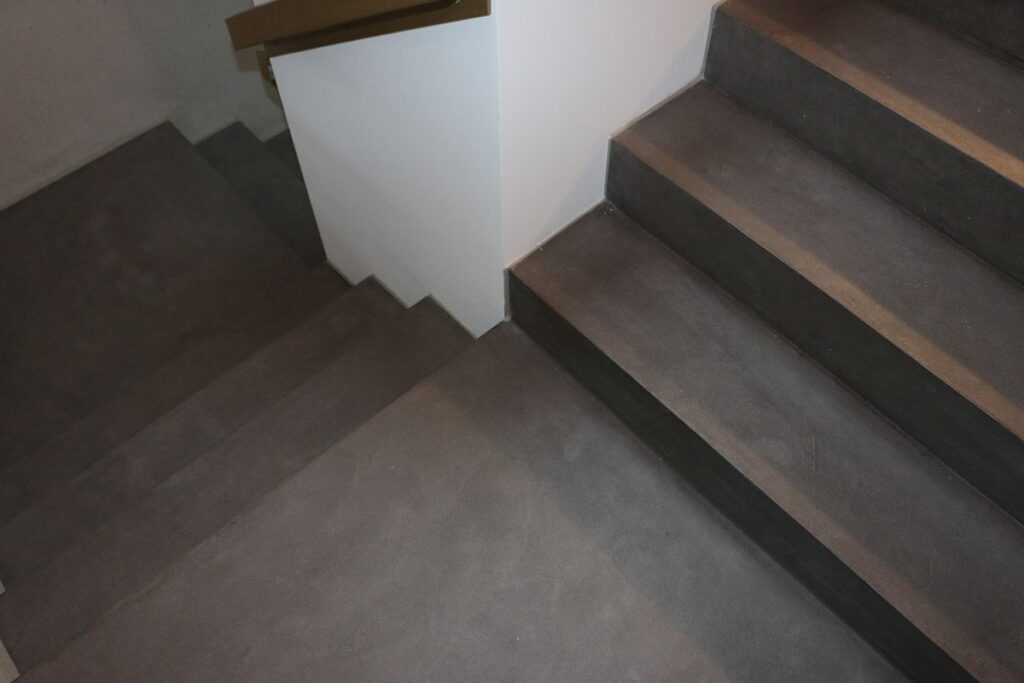 Treppe Nahaufnahme, Bodenbelag